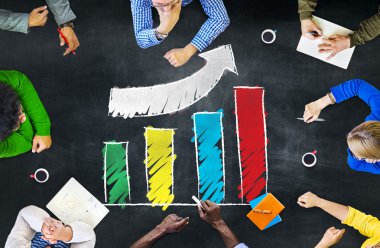Büyüme başarı geliştirme Bar grafik başarı