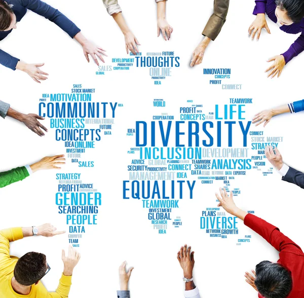 Diversiteit etniciteit wereld wereldwijde gemeenschap — Stockfoto