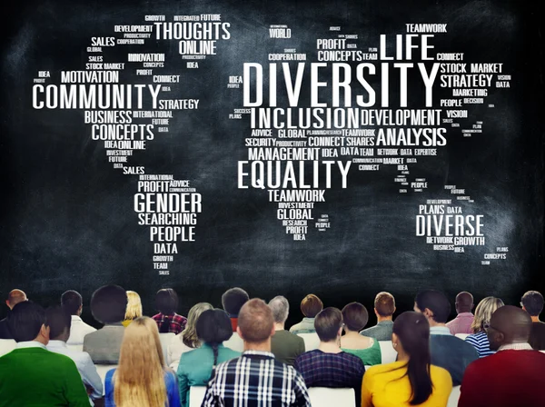 Diversidad Etnia Comunidad Global Mundial — Foto de Stock