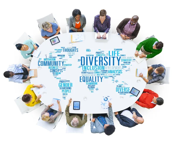 Diversidad Etnia Comunidad Global Mundial — Foto de Stock
