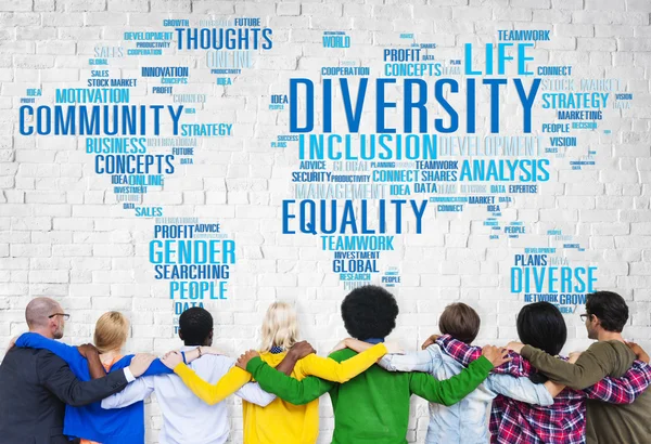 Різноманіття Етнічність Світове Глобальне Співтовариство — стокове фото