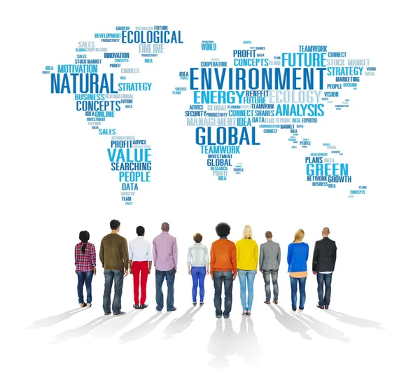 Mondiale milieu ecologie productiviteit Concept — Stockfoto