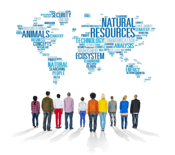 Global Natural Resources Environmental Concept — Stock Photo, Image