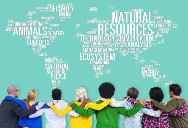 Global Natural Resources Environmental Concept — Stock Photo, Image