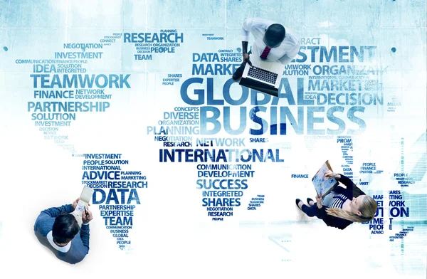 Global Business Teamwork Concept — Stockfoto