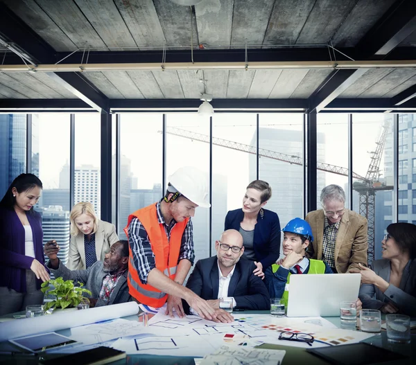 Business People Concetto di lavoro di squadra di discussione — Foto Stock