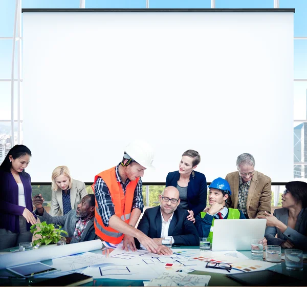 Persone che lavorano Concetto di gruppo di discussione — Foto Stock