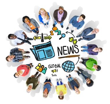 News Journalism Information Concept clipart