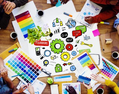 Ekip çalışması destek işbirliği birlik kavramı