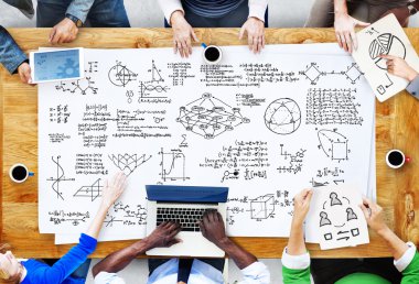 İnsanlar ve matematiksel semboller