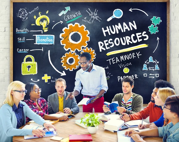 Recursos Humanos Concepto de trabajo en equipo — Foto de Stock