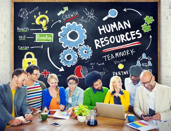 Recursos Humanos Concepto de trabajo en equipo —  Fotos de Stock