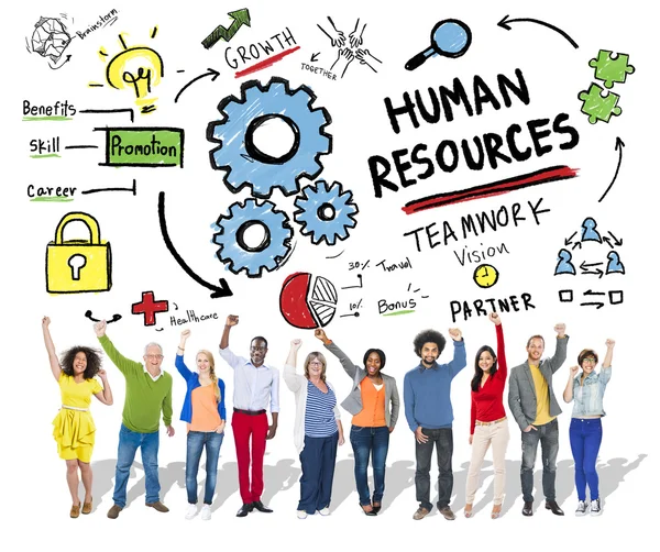 Human Resources Teamwork — Stock Photo, Image