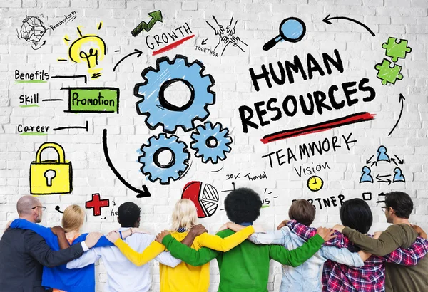 Menselijke hulpbronnen Teamwork Concept — Stockfoto