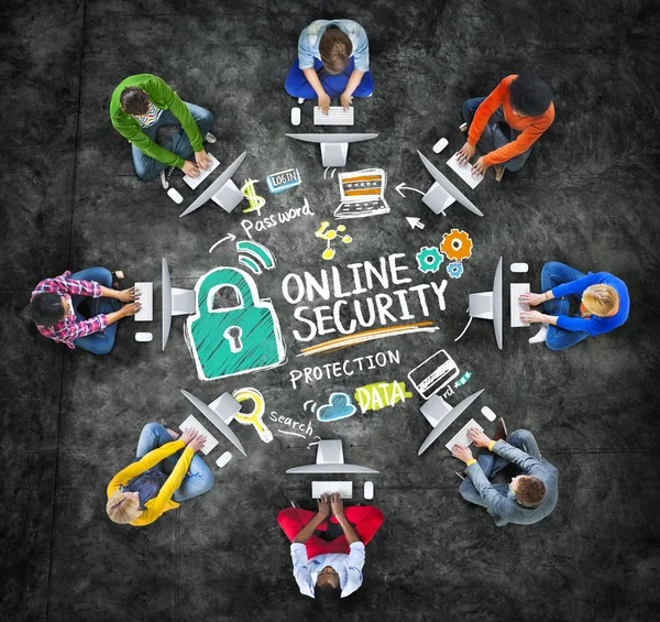 Online-Sicherheitsschutz Internet — Stockfoto