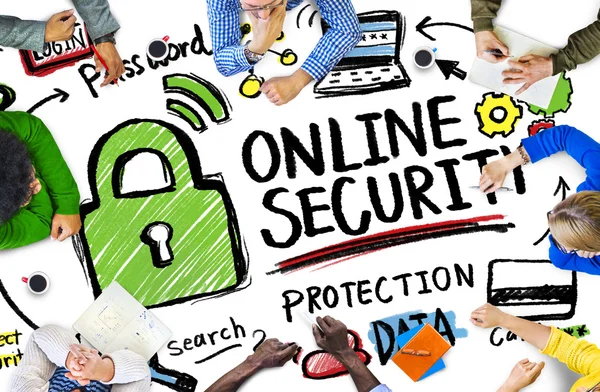 オンライン セキュリティ保護の概念 — ストック写真
