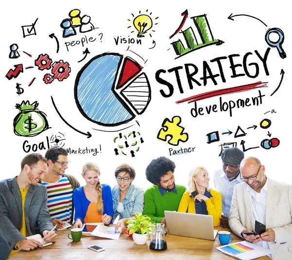 Strategy Development Business Concept — Stock Photo, Image