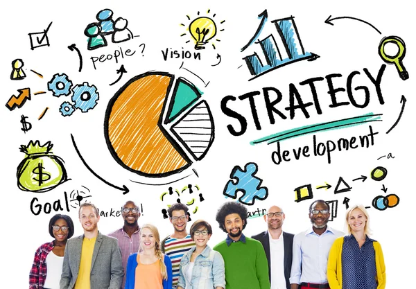 Strategy Development Business Concept — Stock Photo, Image