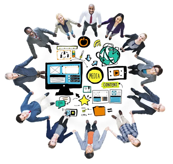 Business mensen Teamwork steun Concept — Stockfoto