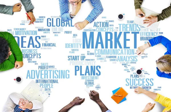 Market Business Global Business Marketing Commerce — Stock Photo, Image