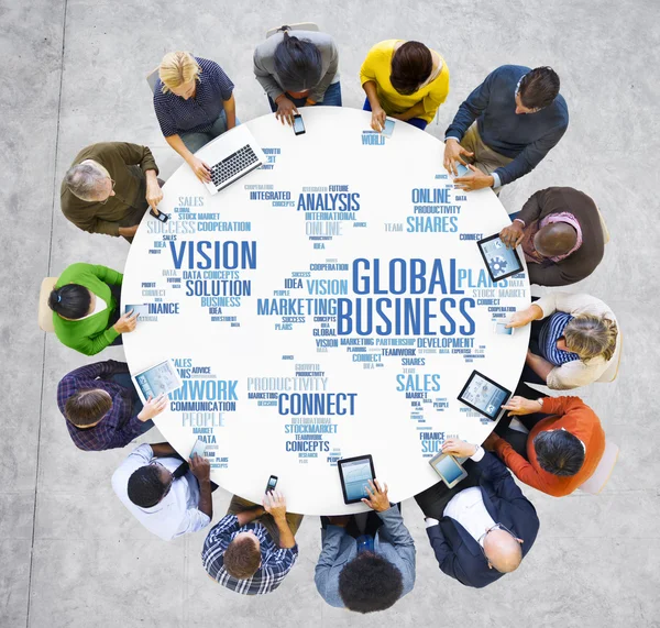 Global Business World Commercial Business People — Stock Photo, Image