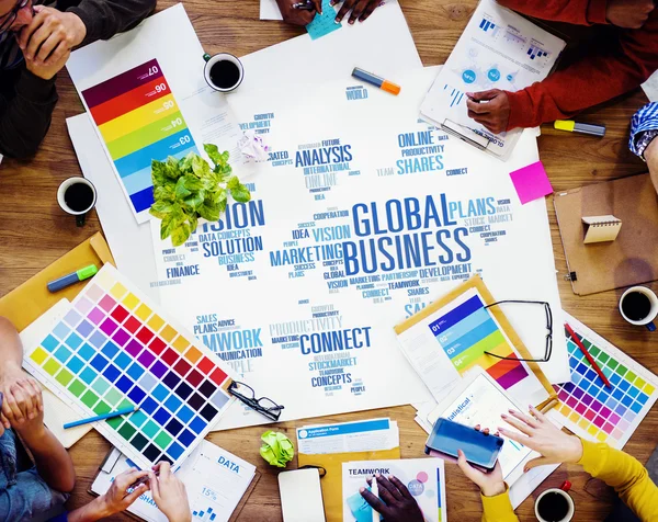 Global Business World Commercial Business People — Stock Photo, Image