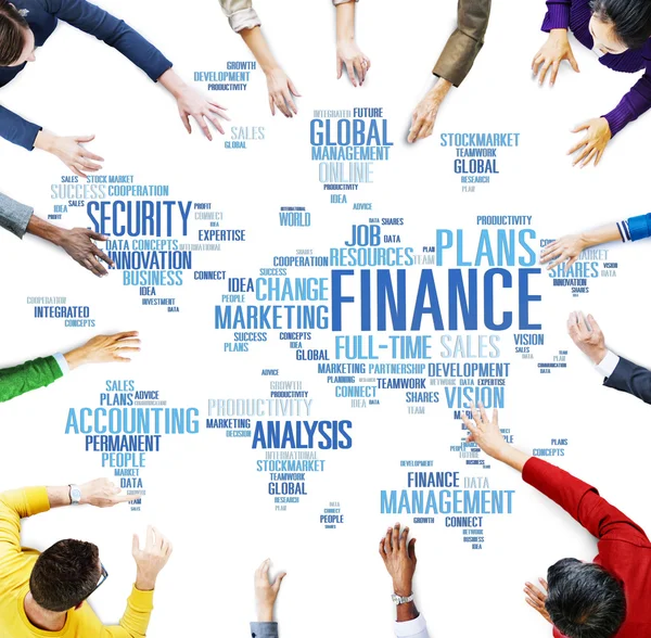 Global Finance Business Financial Marketing Money — Stock Photo, Image