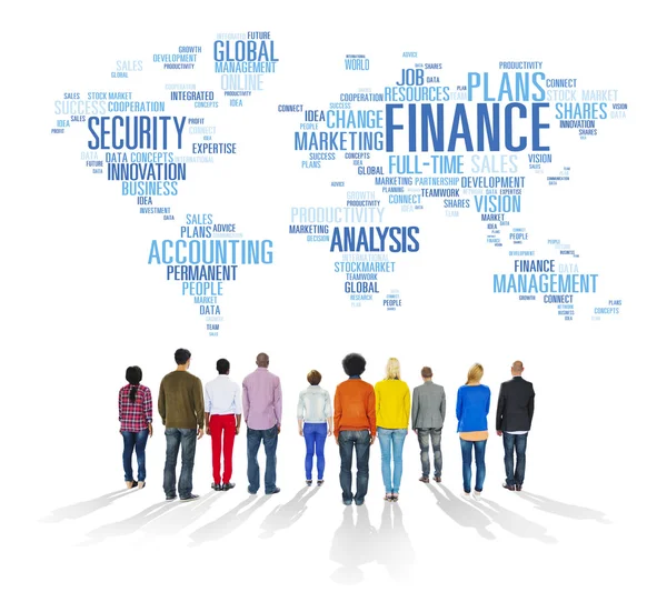 Global Finance Business Financial Marketing Money — Stock Photo, Image