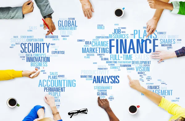 Global Finance Business Financial Marketing Money — Stock Photo, Image