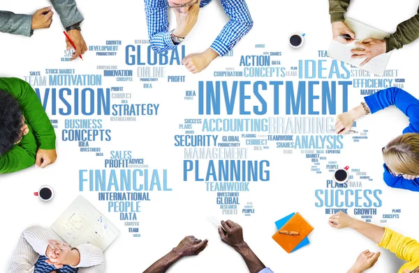 Investment Global Business Profit Banking Budget — Stock Photo, Image