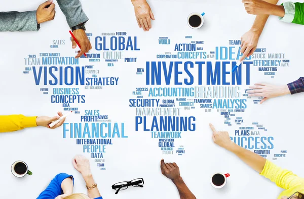 Investeringar Global Business vinst Banking Budget — Stockfoto