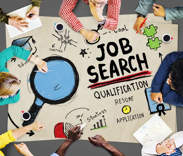 Concetto di qualifica per la ricerca di lavoro — Foto Stock