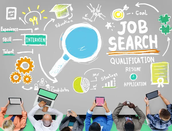 Job Search kwalificatie Concept — Stockfoto