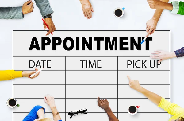 Appointment Schedule Management Concept — Φωτογραφία Αρχείου