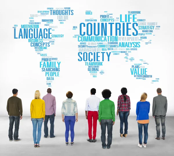 Society International Concept — Stock Photo, Image