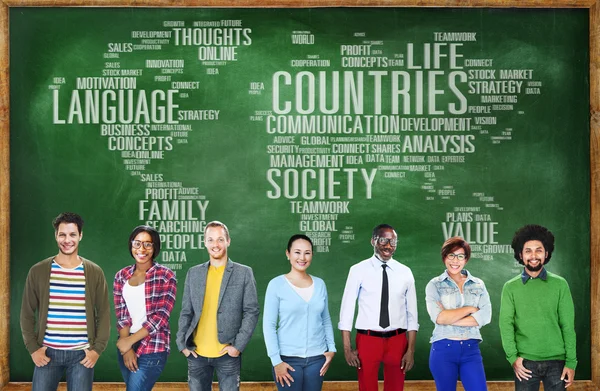 Society International Concept — Stock Photo, Image