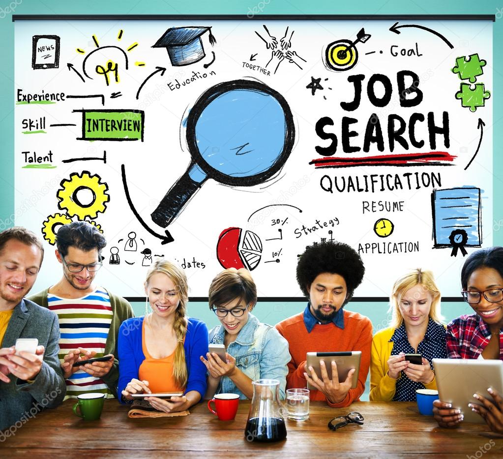 Job Search Recruitment Hiring Concept