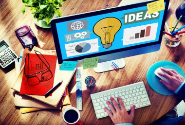 Fikirler yaratıcılık grafik ilham kavramı