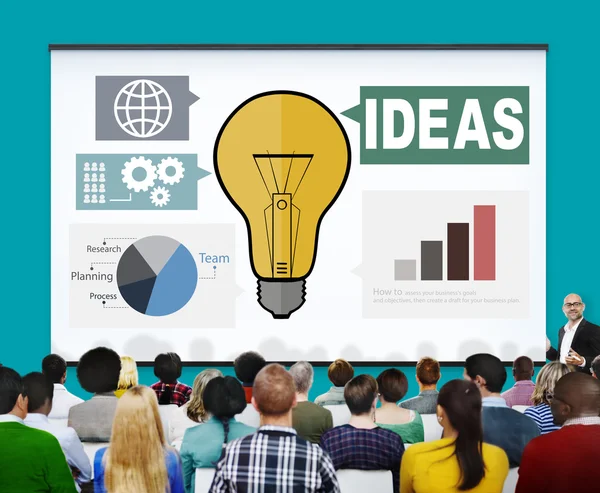 Idéer kreativitet graf Inspiration koncept — Stockfoto