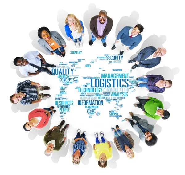 Logistics Management koncept — Stockfoto