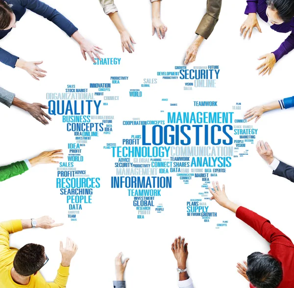 Concepto de gestión logística — Foto de Stock