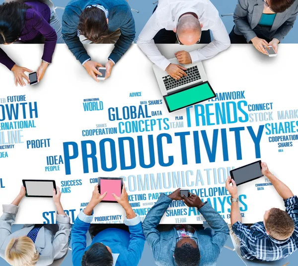 Konzept der Produktivitätsvision — Stockfoto