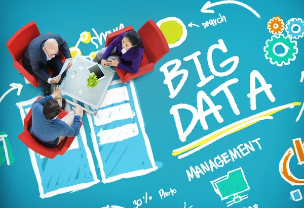 Concepto de almacenamiento de Big Data — Foto de Stock