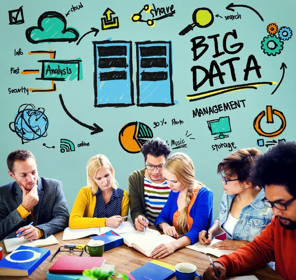 Big Data Storage Concept — Stock Photo, Image