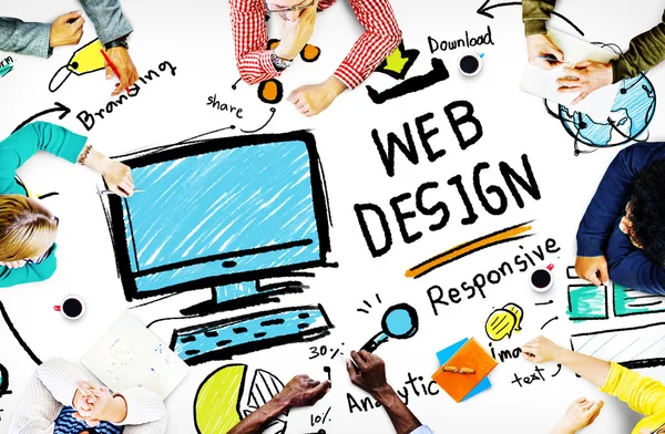 Concepto de diseño web — Foto de Stock