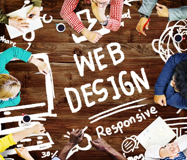 Concepto de diseño web — Foto de Stock