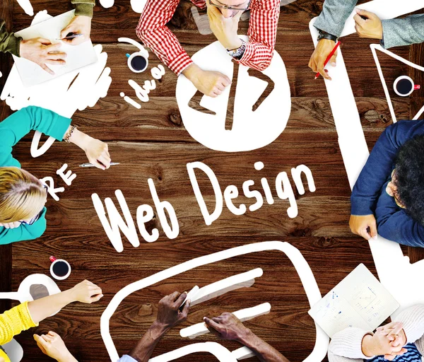 Web Design inspiratie Concept — Stockfoto