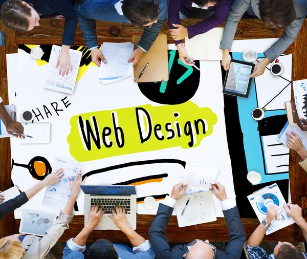 Konzept zur Webdesign-Inspiration — Stockfoto