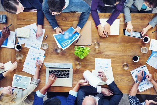 Grupo de Empresários em Reunião — Fotografia de Stock