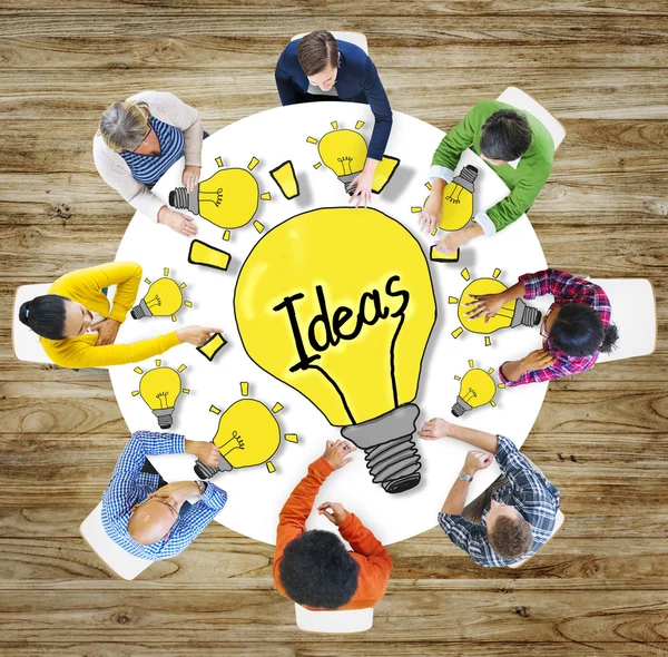 Ideas Breaking New Ground Concept — Stock Photo, Image